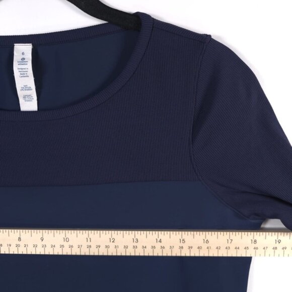 Lululemon Out of This World Long Sleeve Tech Inkwell Top Size 6 - Picture 9 of 10